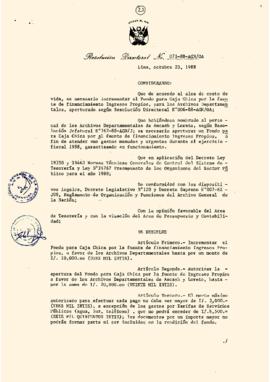 Resolución Directoral N° 071-88-AGN/OA