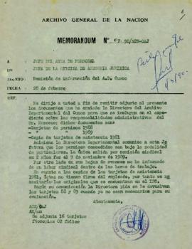MEMORANDUM 009-90-AGN/OAJ