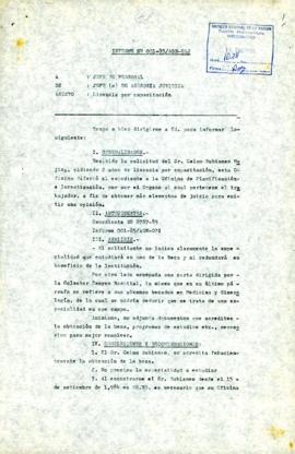 INFORME 001-85/AGN-JOAJ