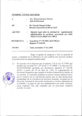 INFORME 278-2003-AGN-OGAJ