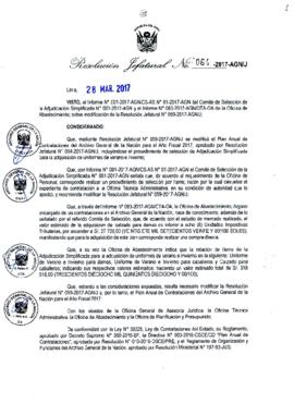 Resolución Jefatural N° 064-2017-AGN/J
