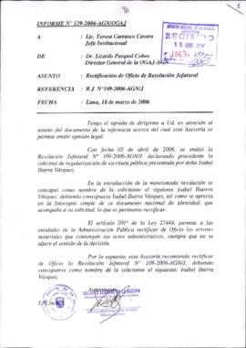 INFORME 129-2006-AGN/OGAJ