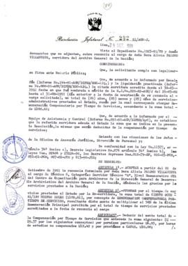 Resolución Jefatural N° 282-1991/AGN/J