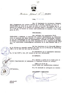 Resolución Jefatural N° 068-1988/AGN/J