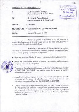 INFORME 148-2006-AGN/OGAJ