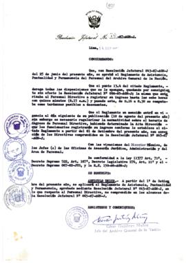 Resolución Jefatural N° 070-1987/AGN/J