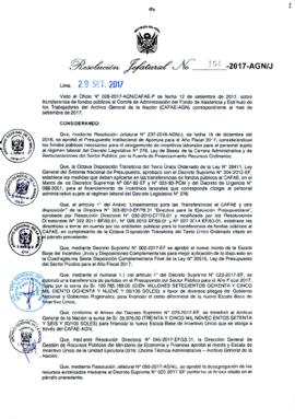 Resolución Jefatural N° 154-2017-AGN/J
