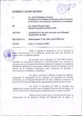 INFORME 134-2005-AGN-OGAJ