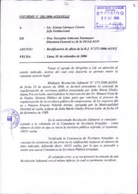 INFORME 288-2006-AGN/OGAJ