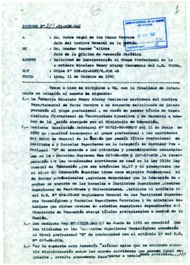 INFORME 201-91-AGN/OAJ