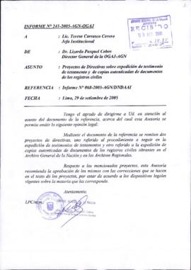 INFORME 241-2005-AGN-OGAJ