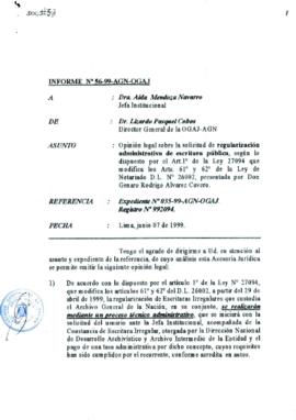 INFORME 056-99-AGN-OGAJ