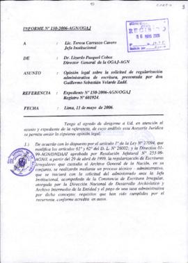 INFORME 150-2006-AGN/OGAJ