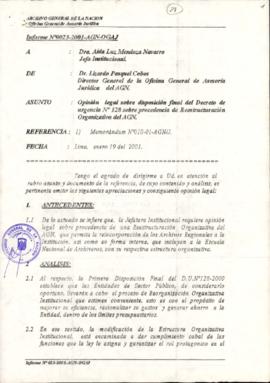INFORME 023-2001-AGN-OGAJ