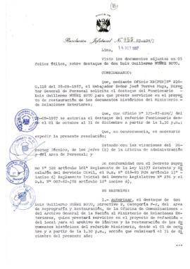 Resolución Jefatural N° 085-1987/AGN/J