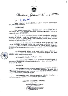 Resolución Jefatural N° 019-2017-AGN/J