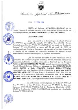 Resolución Jefatural N° 376-2004-AGN/J