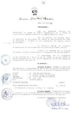 Resolución Jefatural N° 081-1992/AGN/J