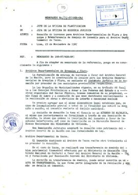 INFORME 196-87/AGN-JOAJ