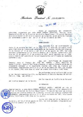 Resolución Directoral N° 016-97-AGN/OTA
