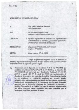 INFORME 052-2000-AGN-OGAJ