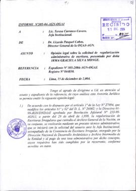 INFORME 305-2004-AGN-OGAJ