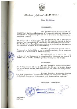 Resolución Jefatural N° 140-1983/AGN/J