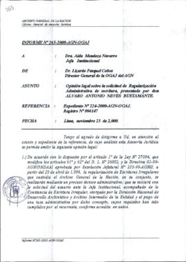 INFORME 265-2000-AGN-OGAJ
