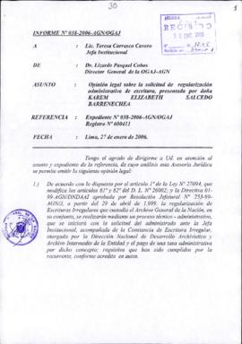 INFORME 038-2006-AGN/OGAJ