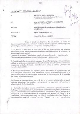 INFORME 222-2005-AGN-OGAJ