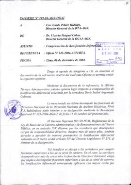 INFORME 299-2004-AGN-OGAJ