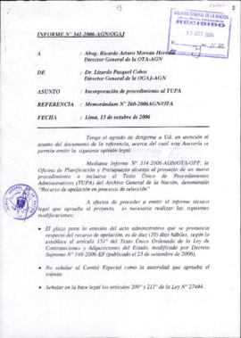 INFORME 341-2006-AGN/OGAJ