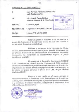 INFORME 121-2006-AGN/OGAJ