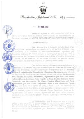 Resolución Jefatural N° 064-2000/AGN/J