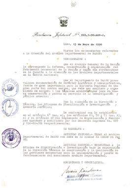 Resolución Jefatural N° 044.1-1990/AGN/J