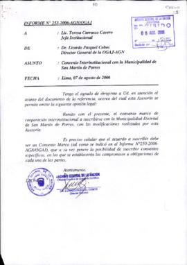 INFORME 253-2006-AGN/OGAJ