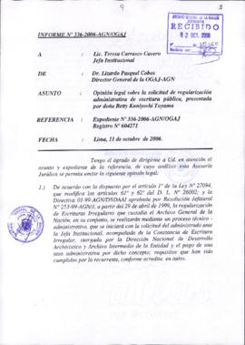 INFORME 336-2006-AGN/OGAJ