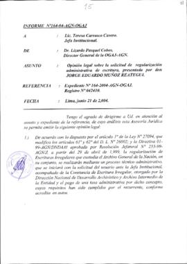 INFORME 164-2004-AGN-OGAJ