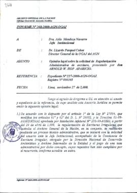 INFORME 268-2000-AGN-OGAJ