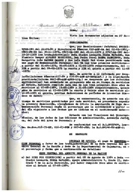 Resolución Jefatural N° 148-1984/AGN/J