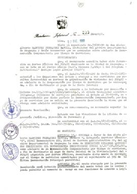 Resolución Jefatural N° 233-1990/AGN/J