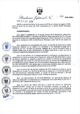 Resolución Jefatural N° 349-2018-AGN/J