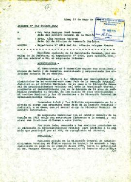 INFORME 042-84/AGN-JOAJ
