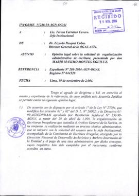 INFORME 286-2004-AGN-OGAJ