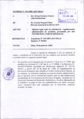 INFORME 149-2005-AGN-OGAJ
