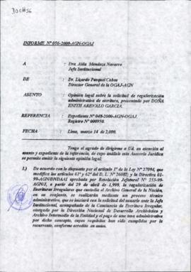 INFORME 056-2000-AGN-OGAJ