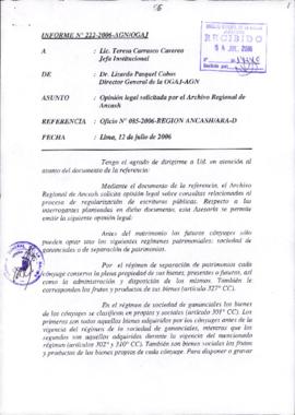 INFORME 222-2006-AGN/OGAJ
