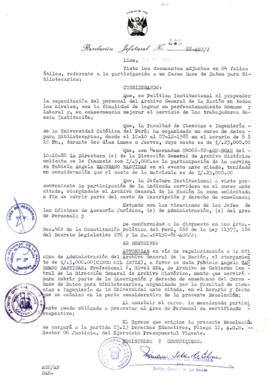 Resolución Jefatural N° 235-1988/AGN/J