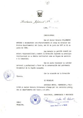 Resolución Jefatural N° 114-1988/AGN/J