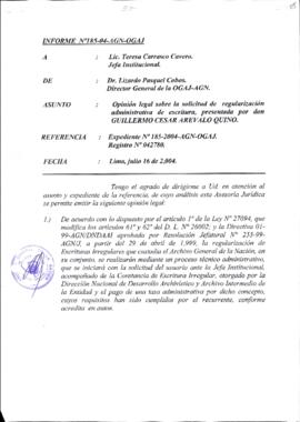 INFORME 185-2004-AGN-OGAJ